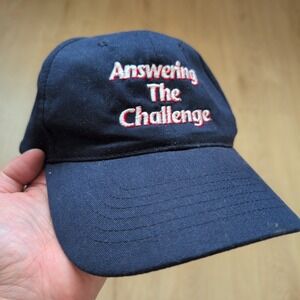 VTG HeadShot KC Caps Bell Helicopter Answering The Challenge Navy Blue Hat OSFM
